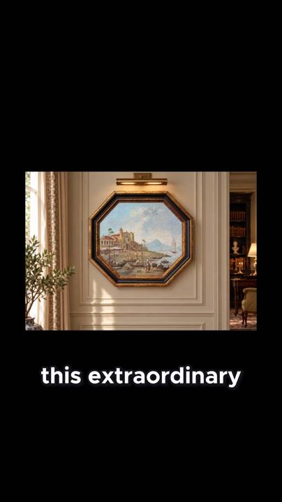 Film of Early 19th Century Oil Painting of Rio De Janeiro – School of Johann Moritz Rugendas, C.1825–1840