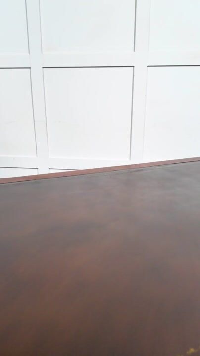 Film of Oak Partners Desk with Leather Writing Surface