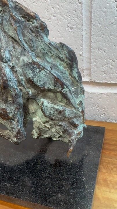 Film of The Bull Mid Century Bronze Sculpture
