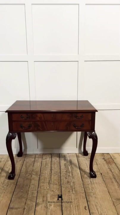 Film of Mahogany Cutlery Chest by Walker & Hall, Sheffield