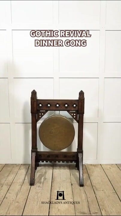 Film of Gothic Revival Dinner Gong