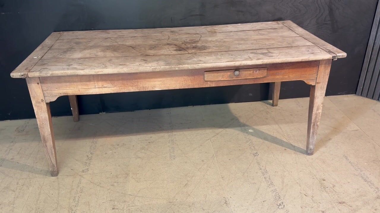 Film of French Normandy Scrub Top Kitchen Table