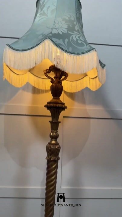 Film of Carved Giltwood Standard Lamp
