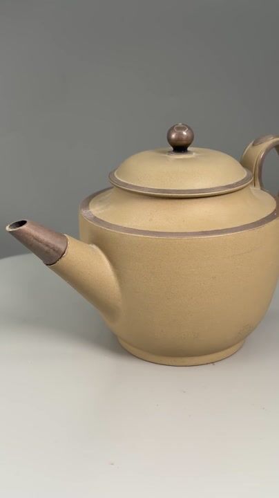 Film of A Scarce Dry Bodied Stoneware Teapot by Samuel Hollins C.1790/1800