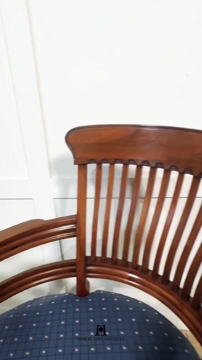 Film of Pair of Mahogany Elbow Chairs in the Manner of E.w. Godwin