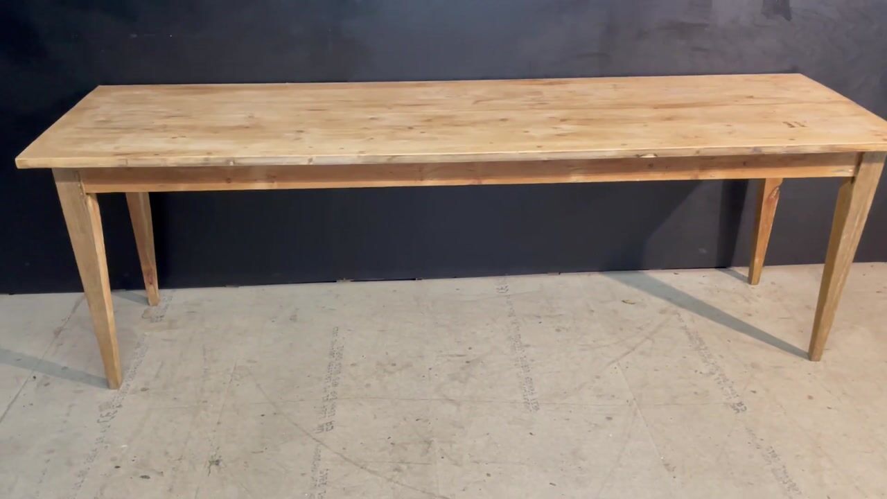 Film of Lovely Pine Console / Dinning Table