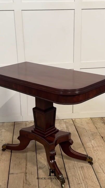 Film of Regency Mahogany Tea Table