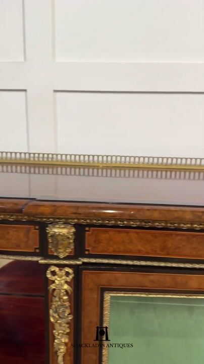 Film of 19th Century Walnut Credenza