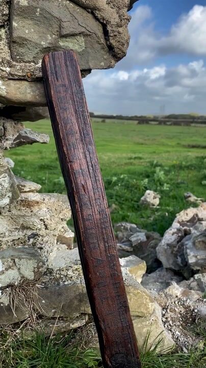 Film of Rare Antique 19th Century Tavern Table Leg Memento of the 1880 Chester Electoral “Beer Riots”
