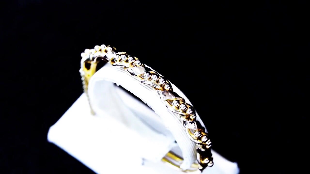 Film of 15ct Yellow Gold Bangle - Antique Circa 1910