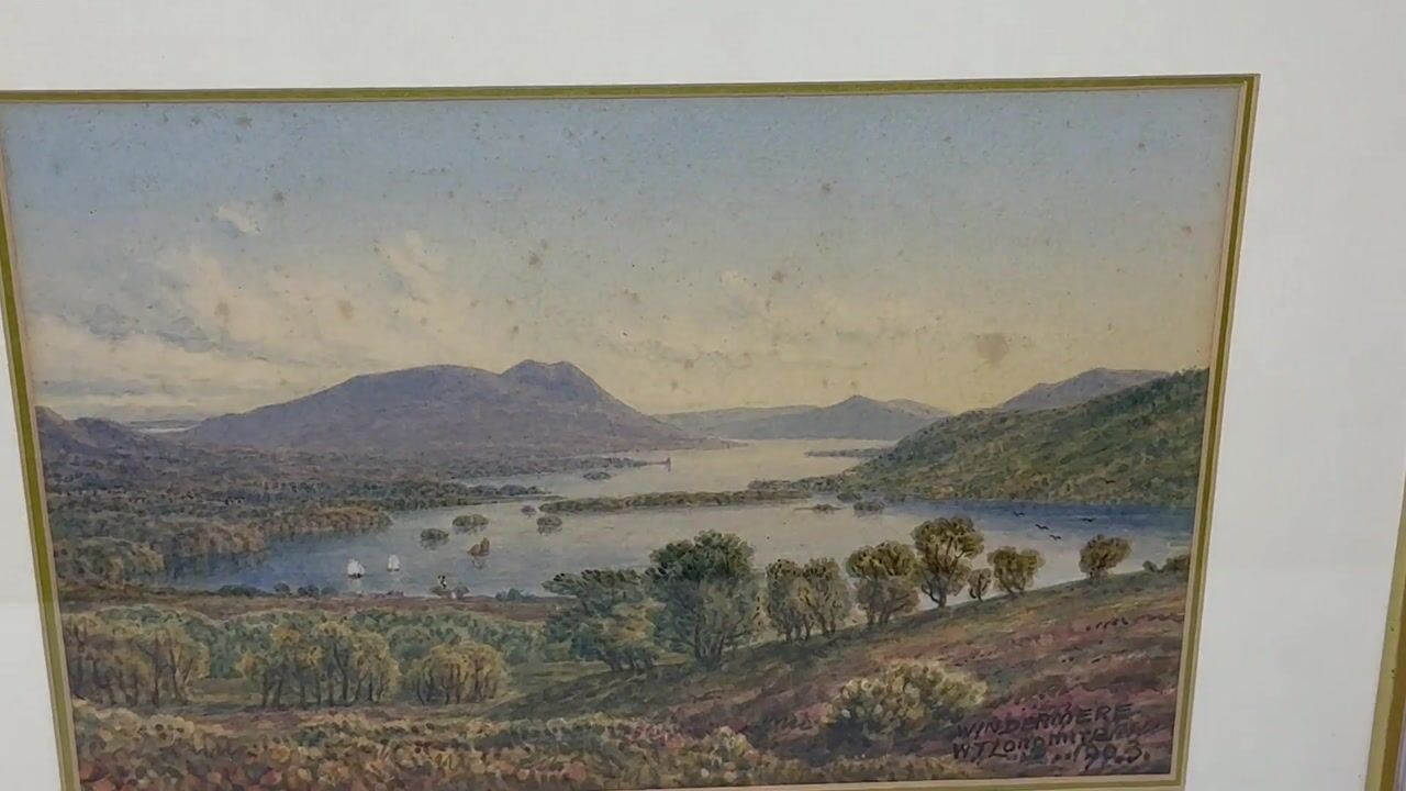 Film of William Taylor Longmire Windermere Watercolour 1903