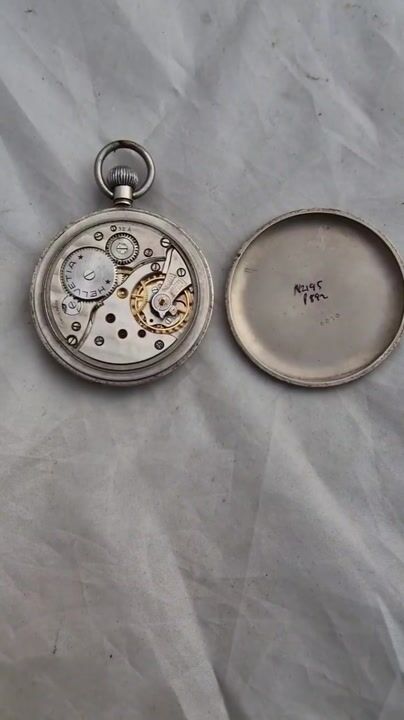 Film of Helvetia Ww2 Military Pocket Watch