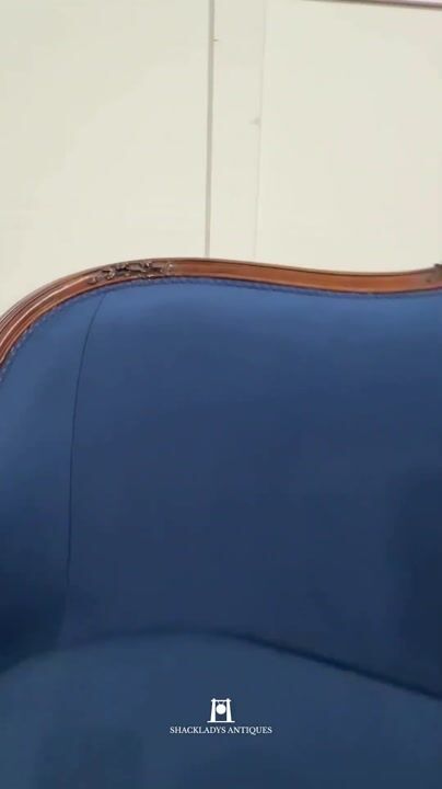 Film of 19th Century Carved Walnut Settee