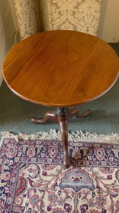 Film of 19th Century Mahogany Tripod Table