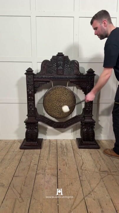 Film of Monumental Carved Oak Dinner